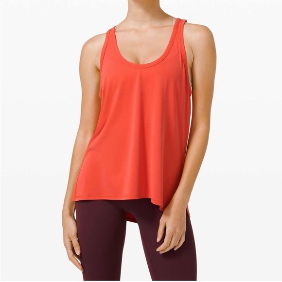 lululemon athletica Tops - Lululemon 🎉SALE 🎉Carnation Red workout tank in size medium